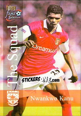 Figurina Nwankwo Kanu - Arsenal Fans' Selection 2000 - Futera