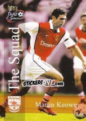 Sticker Martin Keown - Arsenal Fans' Selection 2000 n. 107 - Futera