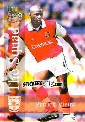 Sticker Patrick Vieira - Arsenal Fans' Selection 2000 - Futera