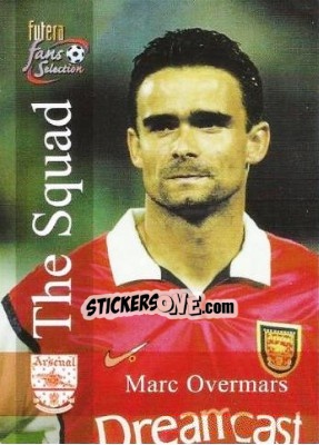 Sticker Marc Overmars - Arsenal Fans' Selection 2000 - Futera