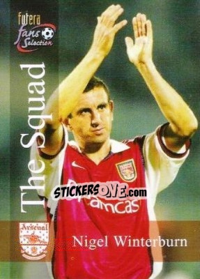 Sticker Nigel Winterburn - Arsenal Fans' Selection 2000 - Futera