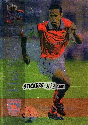 Sticker Thierry Henry - Arsenal Fans' Selection 2000 - Futera