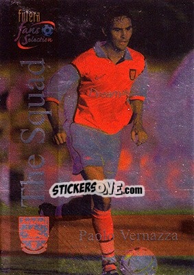 Sticker Paolo Vernazza - Arsenal Fans' Selection 2000 - Futera