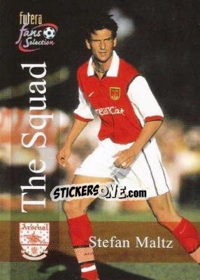 Sticker Stefan Maltz - Arsenal Fans' Selection 2000 - Futera
