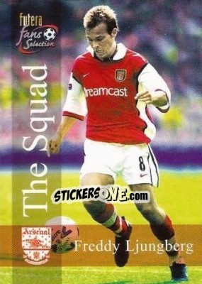 Sticker Fredrik Ljungberg - Arsenal Fans' Selection 2000 - Futera