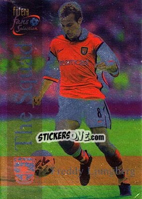 Cromo Fredrik Ljungberg - Arsenal Fans' Selection 2000 - Futera