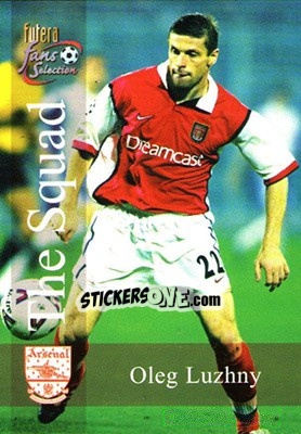 Cromo Oleg Luzhny - Arsenal Fans' Selection 2000 - Futera