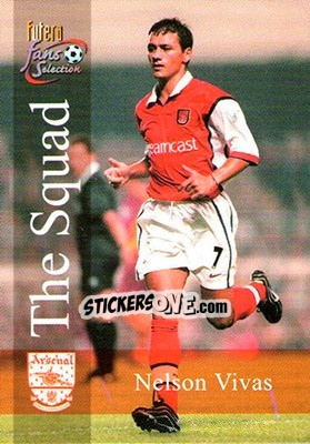 Cromo Nelson Vivas - Arsenal Fans' Selection 2000 - Futera