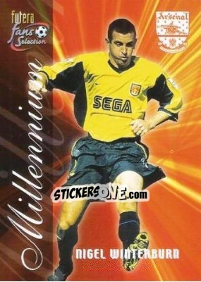 Sticker Nigel Winterburn - Arsenal Fans' Selection 2000 - Futera