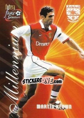 Sticker Martin Keown - Arsenal Fans' Selection 2000 n. 137 - Futera