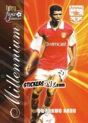 Figurina Nwankwo Kanu - Arsenal Fans' Selection 2000 n. 139 - Futera