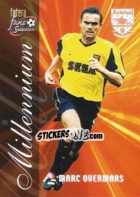 Cromo Marc Overmars - Arsenal Fans' Selection 2000 - Futera