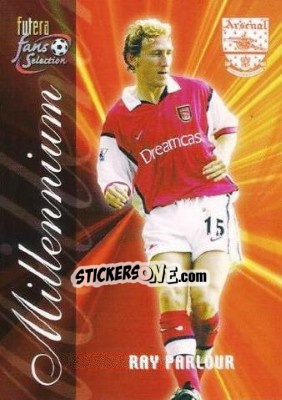 Cromo Ray Parlour - Arsenal Fans' Selection 2000 - Futera