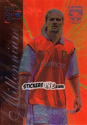 Cromo Emmanuel Petit - Arsenal Fans' Selection 2000 - Futera