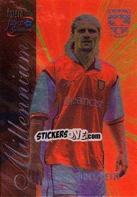 Sticker Emmanuel Petit - Arsenal Fans' Selection 2000 n. 143c - Futera