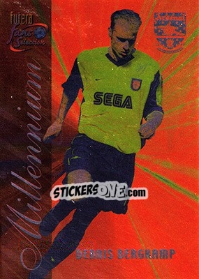 Cromo Dennis Bergkamp - Arsenal Fans' Selection 2000 - Futera