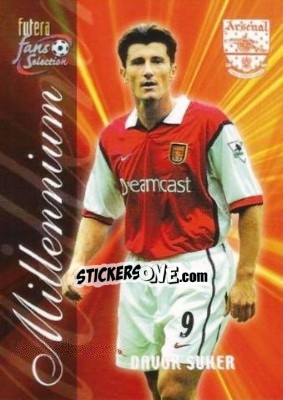 Sticker Davor Suker - Arsenal Fans' Selection 2000 - Futera