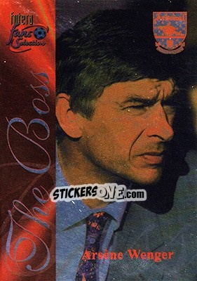 Cromo Arsene Wenger - Arsenal Fans' Selection 2000 - Futera