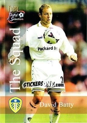 Sticker David Batty - Leeds United Fans' Selection 2000 - Futera