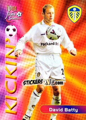 Sticker David Batty - Leeds United Fans' Selection 2000 - Futera