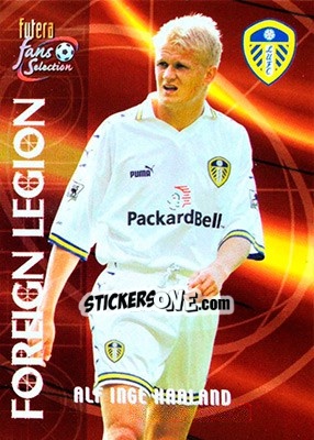 Figurina Alf Inge Haaland - Leeds United Fans' Selection 2000 - Futera