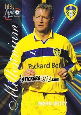 Sticker David Batty - Leeds United Fans' Selection 2000 - Futera