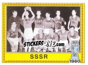 Sticker SSSR - UEFA Euro Italy 1980 - Panini