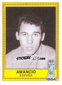Cromo Amancio - UEFA Euro Italy 1980 - Panini
