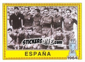 Sticker ESPAñA - UEFA Euro Italy 1980 - Panini