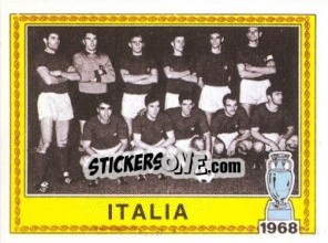 Sticker ITALIA - UEFA Euro Italy 1980 - Panini