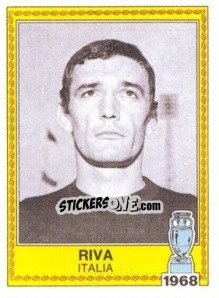 Sticker Riva - UEFA Euro Italy 1980 n. 15 - Panini