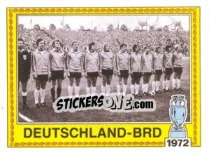 Sticker DEUTSCHLAND-BRD - UEFA Euro Italy 1980 - Panini