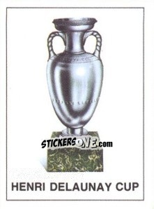 Sticker EURO CUP TROPHY - UEFA Euro Italy 1980 n. 23 - Panini