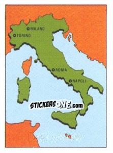 Sticker EURO 80 MAP - UEFA Euro Italy 1980 n. 24 - Panini
