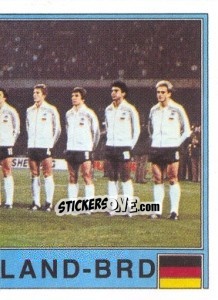 Figurina DEUTSCHLAND-BRD Team 2 - UEFA Euro Italy 1980 - Panini