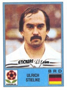 Sticker Ulrich Stielike - UEFA Euro Italy 1980 n. 43 - Panini