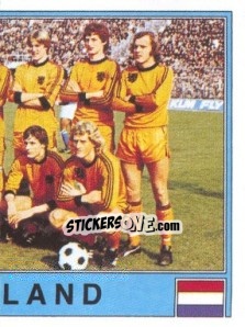 Sticker NEDERLAND Team 2 - UEFA Euro Italy 1980 n. 58 - Panini