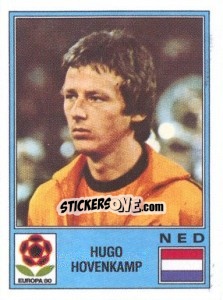Cromo Hugo Hovenkamp - UEFA Euro Italy 1980 - Panini