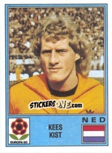 Figurina Kees Kist - UEFA Euro Italy 1980 - Panini