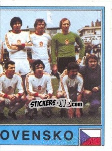 Cromo CESKOSLOVENSKO Team 2 - UEFA Euro Italy 1980 - Panini