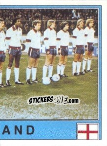 Cromo ENGLAND Team 2 - UEFA Euro Italy 1980 - Panini