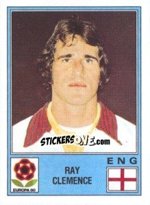 Sticker Ray Clemence - UEFA Euro Italy 1980 - Panini