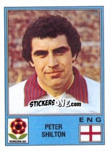 Sticker Peter Shilton - UEFA Euro Italy 1980 n. 128 - Panini