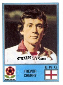 Sticker Trevor Cherry - UEFA Euro Italy 1980 n. 130 - Panini