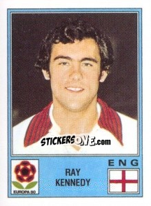 Sticker Ray Kennedy - UEFA Euro Italy 1980 - Panini