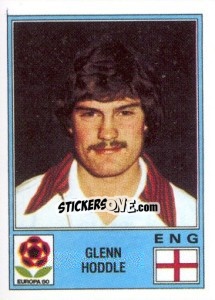 Figurina Glenn Hoddle - UEFA Euro Italy 1980 - Panini