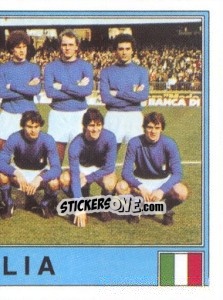 Sticker ITALIA Team 2 - UEFA Euro Italy 1980 n. 138 - Panini