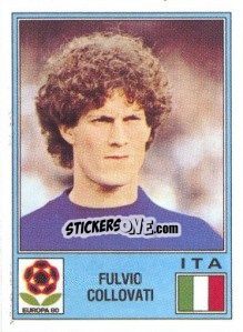 Sticker Fulvio Collovati - UEFA Euro Italy 1980 n. 143 - Panini