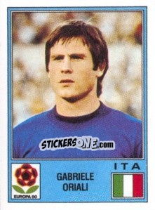 Sticker Gabriele Oriali - UEFA Euro Italy 1980 - Panini