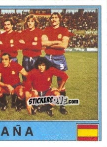 Sticker ESPAñA Team 2 - UEFA Euro Italy 1980 n. 178 - Panini